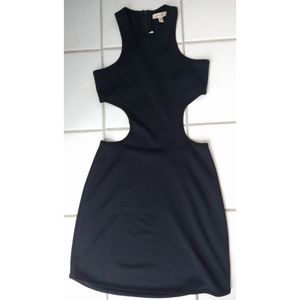 Urban outfitters cutout black dress, M